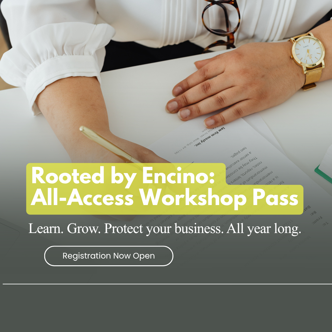 Rooted by Encino: All-Access Workshop Pass